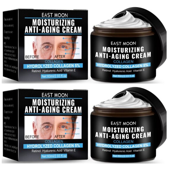2 PCS Men's Anti Wrinkle Anti Aging Face Cream - Picture 1 of 5